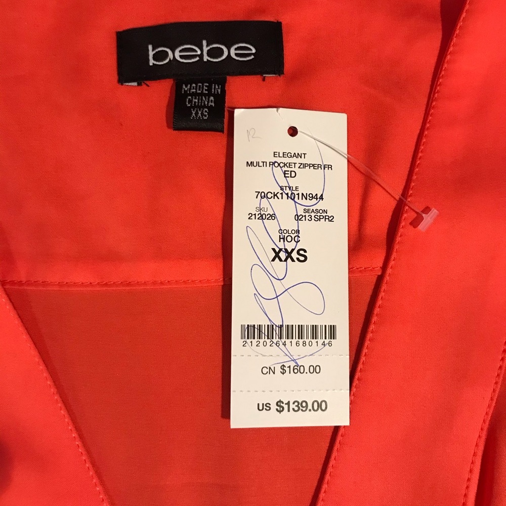 ๐ BebeOrange Multi Zipper Dress-XXS - Picture 4 of 6